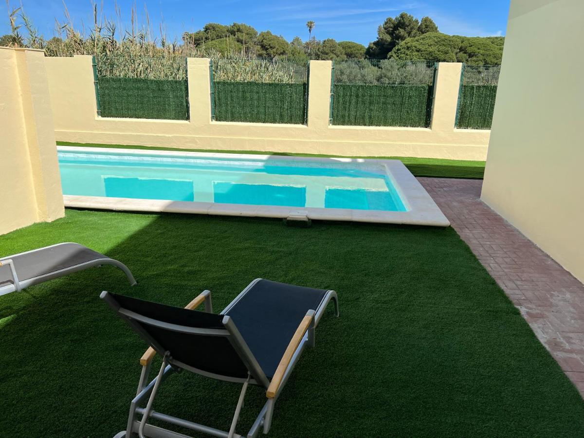 チクラナ・デ・ラ・フロンテーラ Casa Piscina Playa Barrosa Delfin 6ヴィラ エクステリア 写真